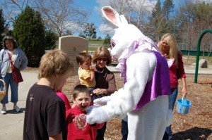 dsc_1567 Evan meets the Easter Bunny for the first time