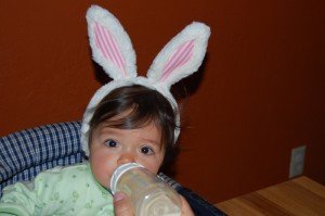 dsc_1723 ..but she was happy wearing her bunny ears!