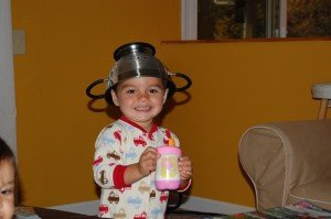dsc_2764 Evan clowning around before bedtime on Saturday night.