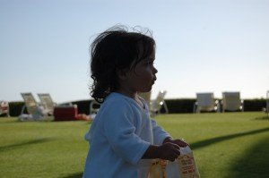 Sophie says goodbye to the Kauia sunset  - until next year!